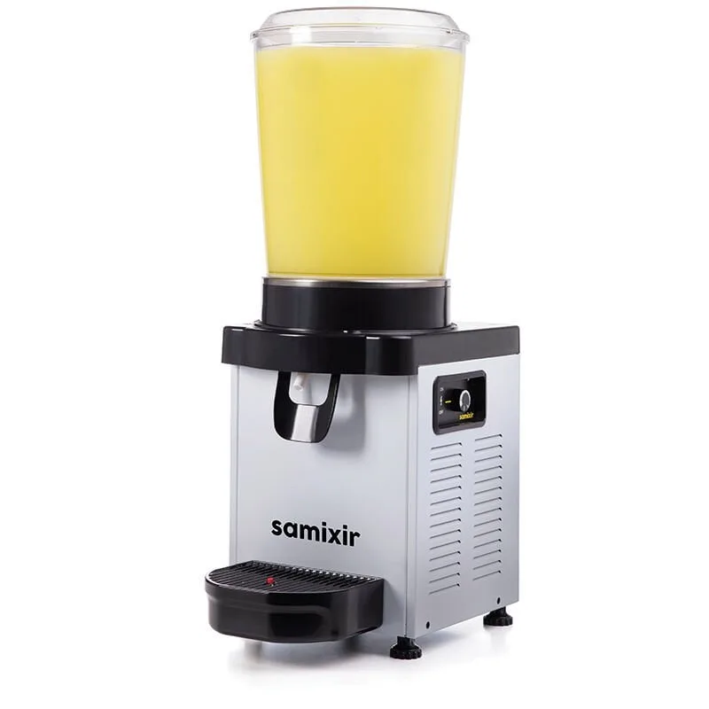 Samixir M10 Panoramik Soğuk İçecek Dispenseri, 10 Lt, Karıştırıcılı, Inox