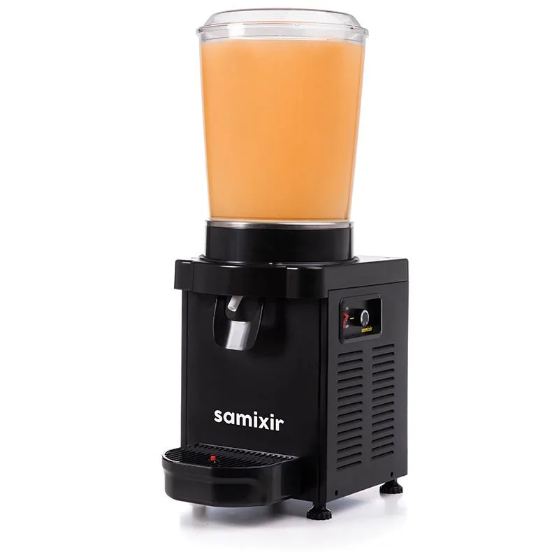 Samixir M10 Panoramik Soğuk İçecek Dispenseri, 10 Lt, Karıştırıcılı, Siyah
