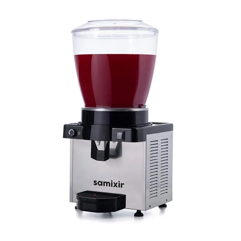 Samixir M22 Panoramik Soğuk İçecek Dispenseri, 22 Lt, Karıştırıcılı, Inox