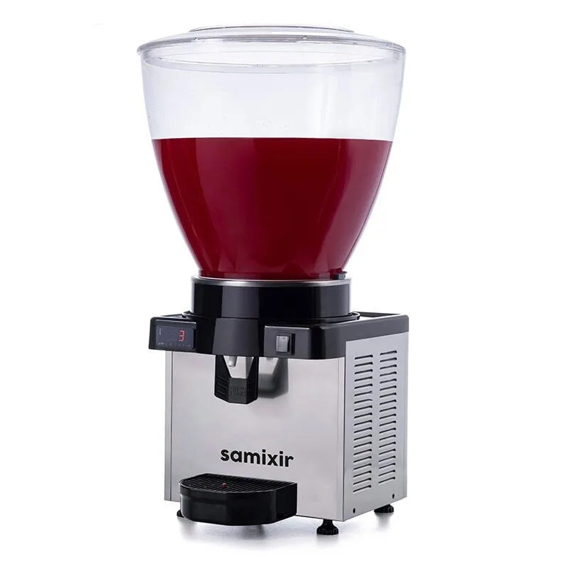 Samixir M40 Panoramik Soğuk İçecek Dispenseri, 40 Lt, Karıştırıcılı, Inox, Dijital