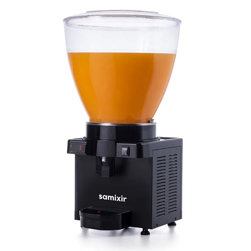 Samixir M40 Panoramik Soğuk İçecek Dispenseri, 40 Lt, Karıştırıcılı, Siyah, Dijital