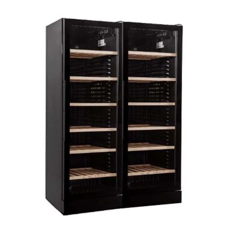 Şenox WN-770 Dik Tip Şarap Soğutma Dolabı, 3 Raflı, Siyah