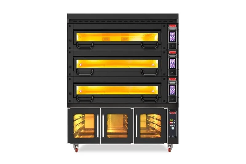 SGS MD 1200 2 Mayalandırma Kabinli Çok Amaçlı 2 Katlı Fırın, Elektrikli