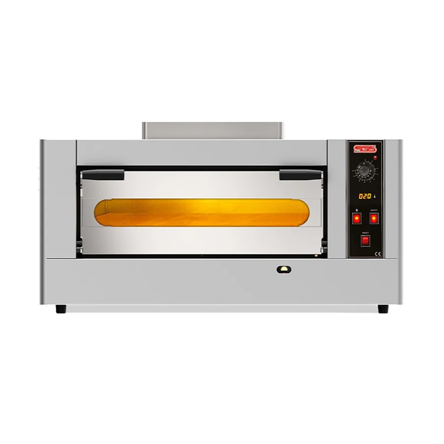 SGS Gazlı Pizza Fırını, 4 Adet 30 cm Pizza Kapasiteli, 16000 W, PO / 4G