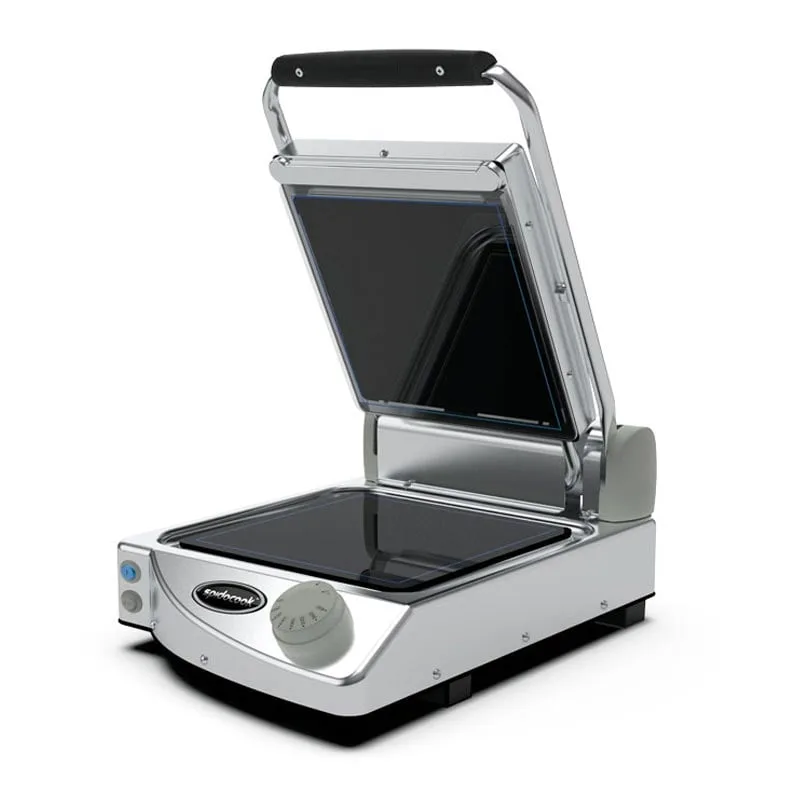 Spidocook SP 010 P Düz Yüzey Seramik Camlı Izgara & Tost Makinesi, Elektrikli