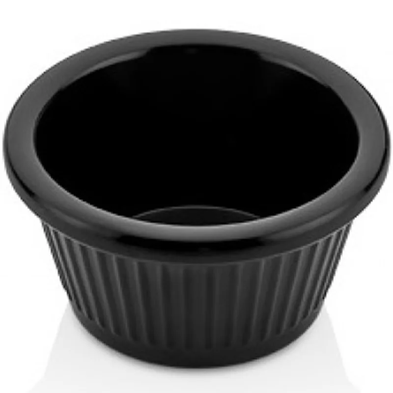 Külsan Thermoset Ramekins, Minimal, 7 cm, 60 ml, Siyah