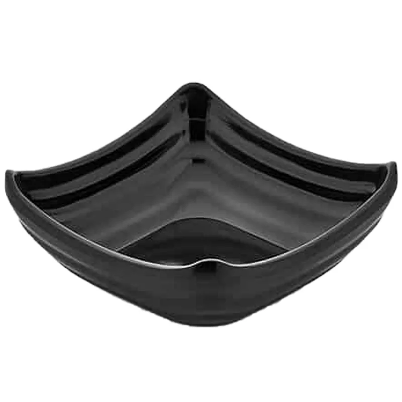 Külsan Thermoset Ramekin, Minimal, Kare Model, 11x11 cm, 100 ml, Siyah
