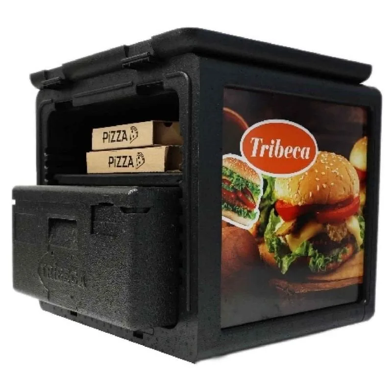 Tribeca EPP-MBPF Önden Yüklemeli Motor Arkası Thermobox, 100 L, Siyah