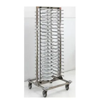 Tribeca Tabak İstif Arabası, 80 Tabaklık, 720x720x1820 mm Endüstriyel Profesyonel