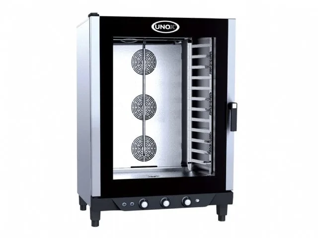 Unox Bakerlux 10 Tepsili Manuel Konveksiyonlu Patisserie Fırın, Elektrikli 40x60 Cm XB-893