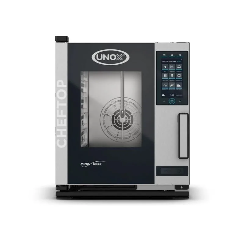 Unox Cheftop Compact Plus Kombi Fırın 5 Tepsili GN 1/1 Elektrikli XECC-0513-EPRM