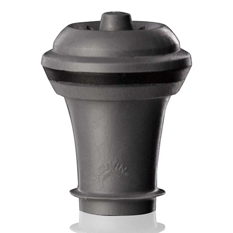Vacu Vin 883060 Vakum Şarap Tıpası, 10 Parça, Gri