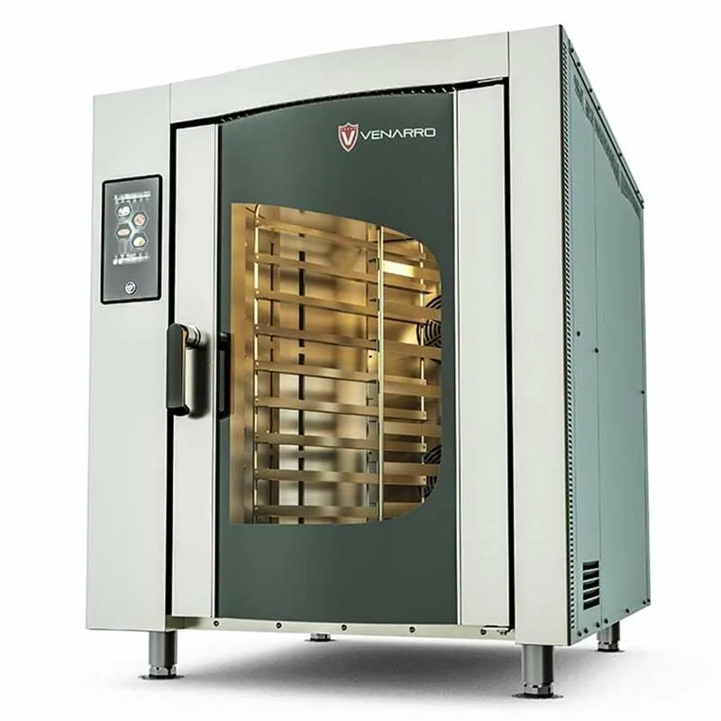 Venarro Venardi Elektrikli Döner Patiseri Fırın, Dokunmatik Ekran, 10 Tepsi Kapasiteli, 40x60 cm, DEF-D9