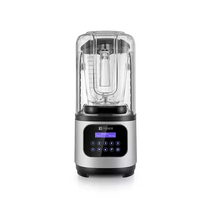Vosco VHS-212CG PRO Gürültü Önleyici Kapaklı Dijital Bar Blender, 2 L, 2200 W, Gri