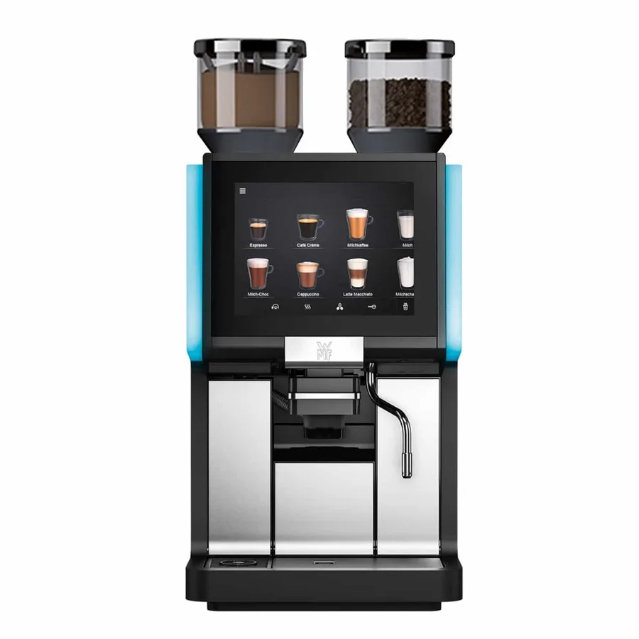 WMF 1500S Plus Tam Otomatik Espresso Kahve Makinesi, 1 Öğütücülü, 1 Çikolata Hazneli, Şebeke Bağlantılı