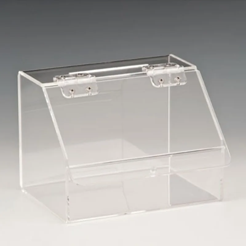 Zicco ZCP-355 Akrilik Bahşiş Kutusu, 14.5x20x14.5 cm, Şeffaf