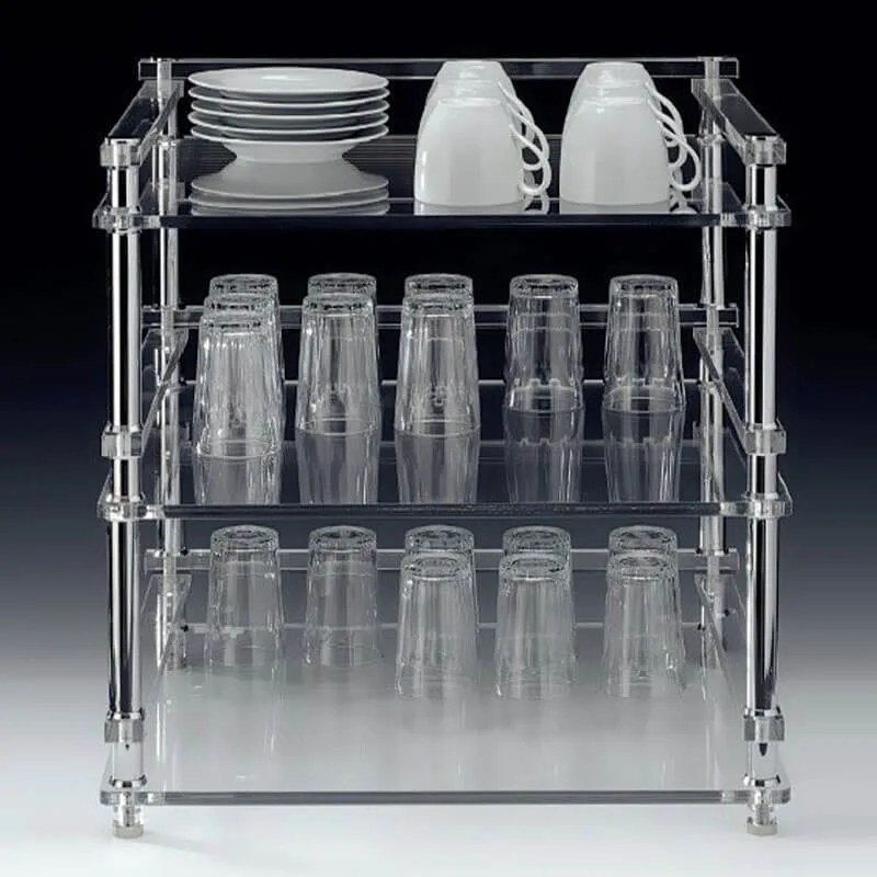 Zicco ZCP-673 Akrilik Bardak Standı, 44x49x51 cm