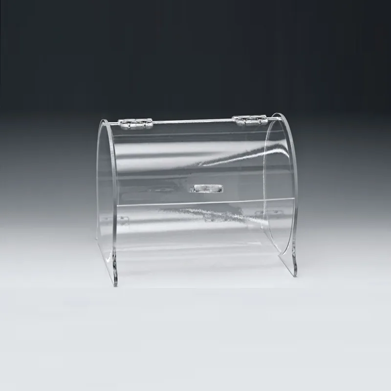 Zicco Akrilik Kapaklı Muhafa Kabı, Silindir Model, 20x24,5x20 cm