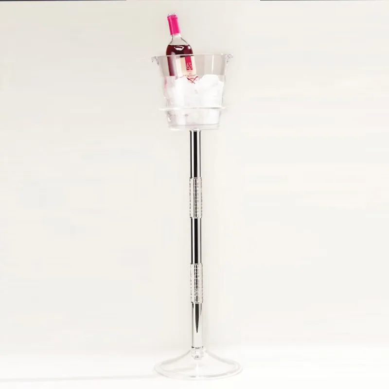 Zicco ZCP-344 Akrilik Şişe Kova Standı, 75 cm, Şeffaf
