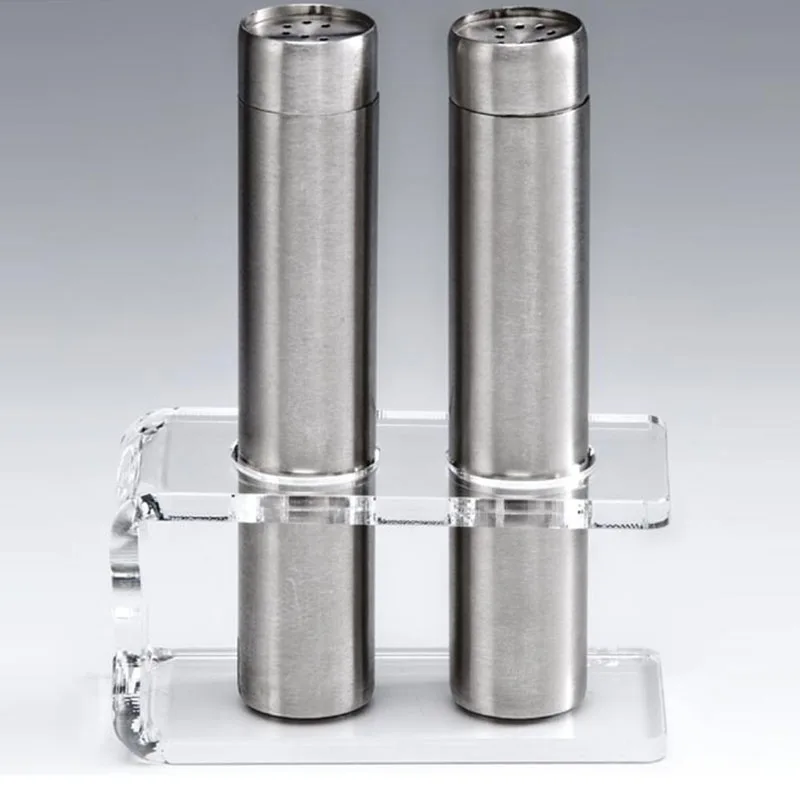 Zicco ZKC- 2700 Akrilik Standlı Tuzluk Biberlik Takımı, 12 cm