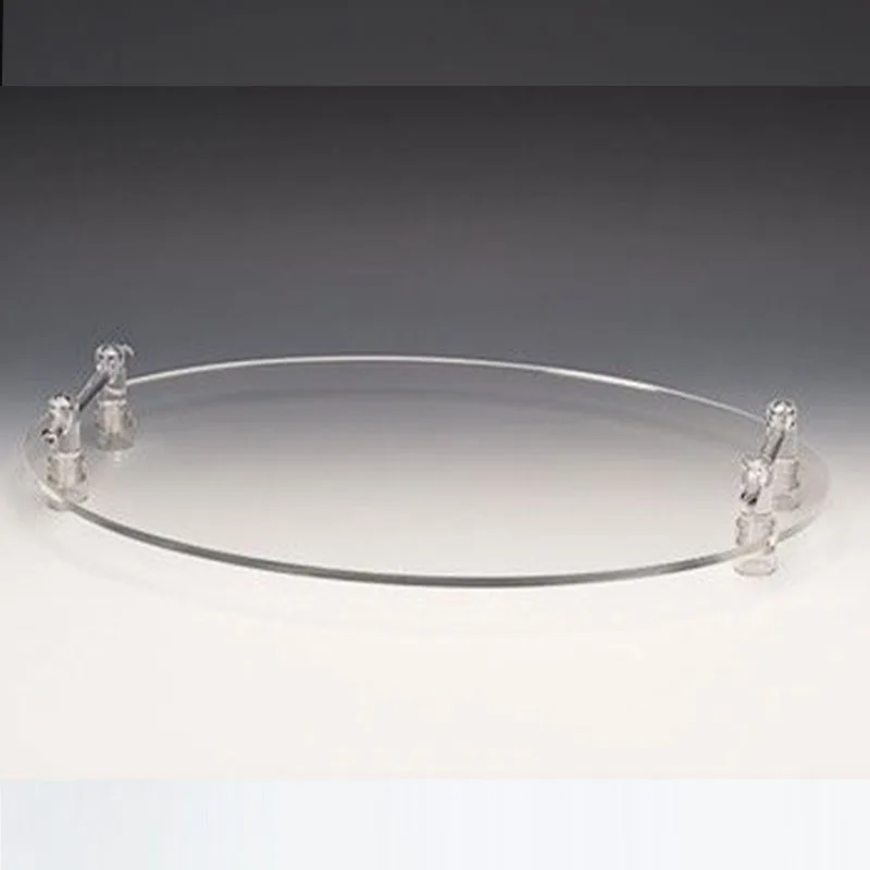 Zicco Akrilik Teşhir Standı, Oval, Kulplu, 60x40 cm