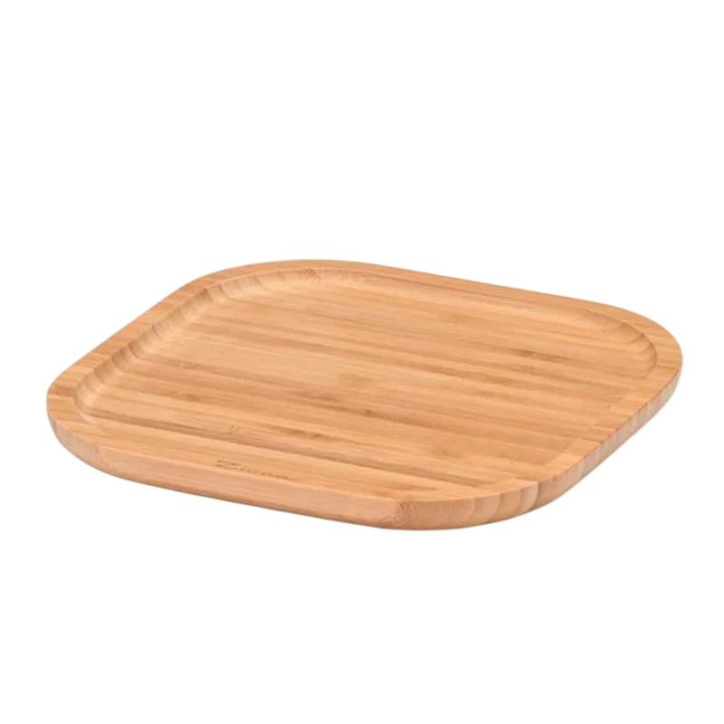 Zicco AL-25 Bambu Teşhir Tabağı, 21x21 cm