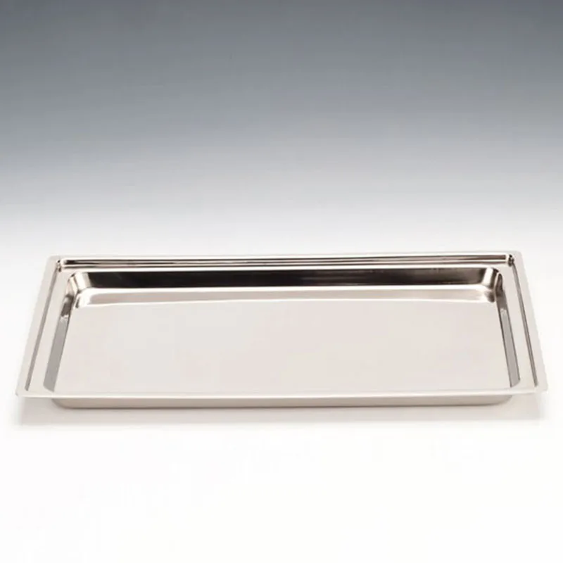 Zicco ZCP-266 Derin Çelik Teşhir Tepsi, 44.5x29.5 cm