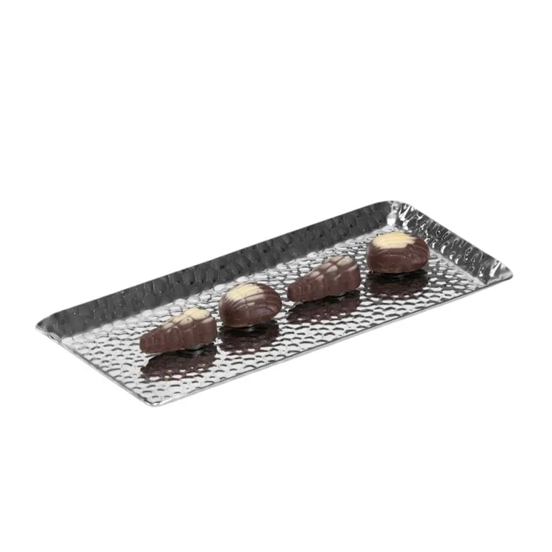 Zicco CPY-3 Çelik Çikolata Teşhir Tepsisi  9.5x19.5 cm