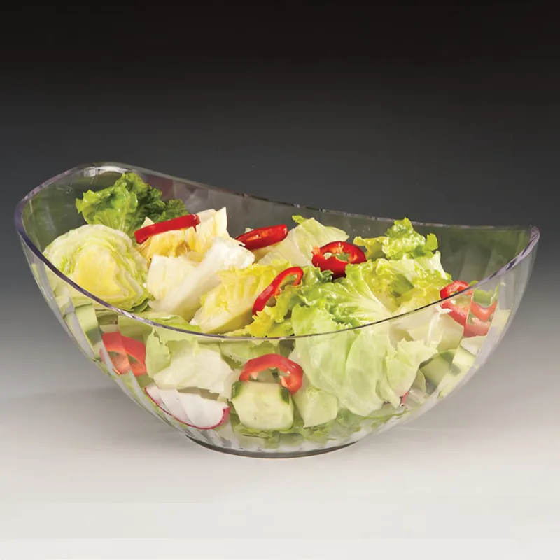 Zicco ZCP-301 Polikarbon Gondol Teşhir Kasesi, 3x22.5 cm, Şeffaf