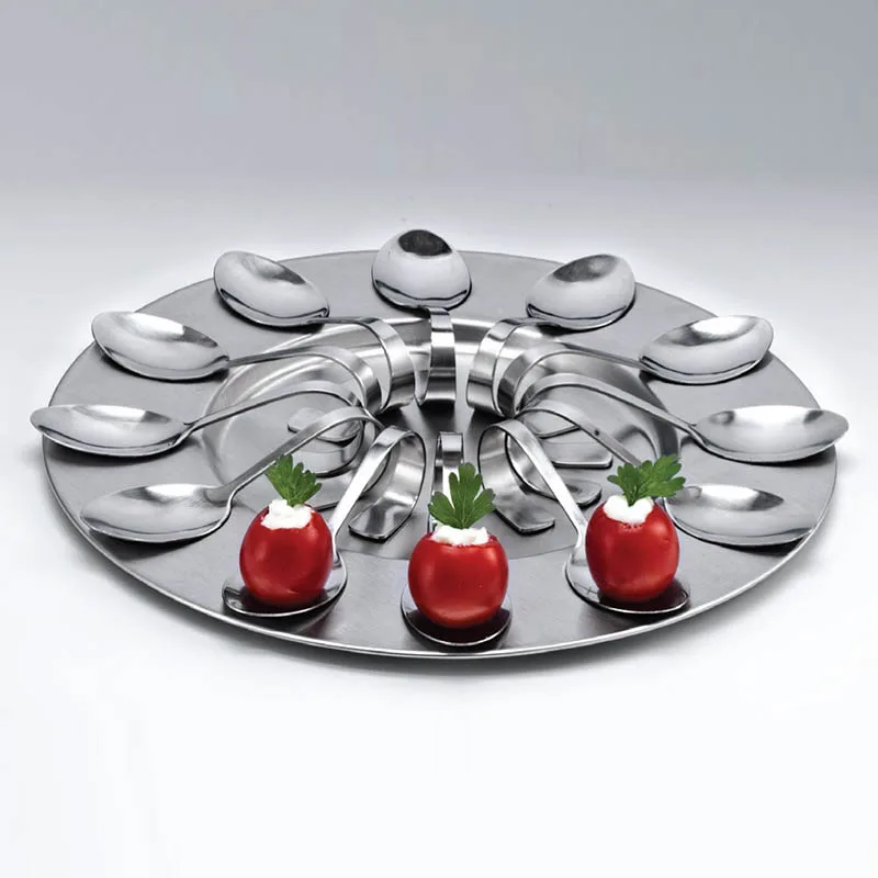 Zicco ZKC-2798 Tepsili Havyar Kaşık Takımı