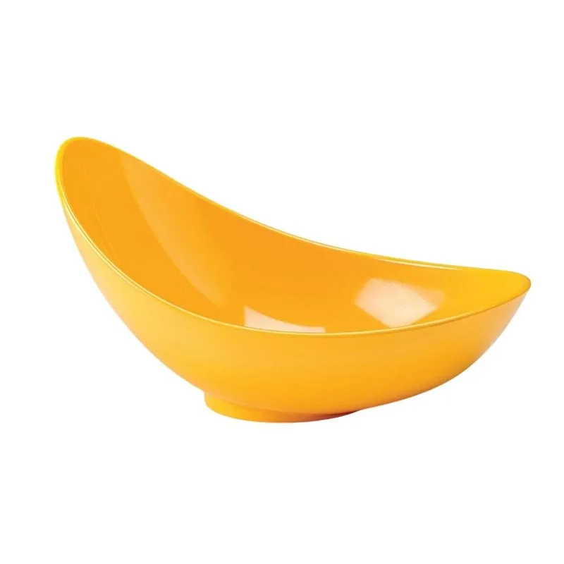Zicco K-2048 Melamin Teşhir Kasesi, 36x22x11-17 cm, Beyaz