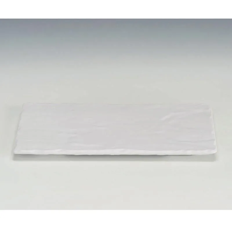 Zicco K-9450 Taş Model  Melamin Teşhir Tabağı, 16.5x30 cm, Kırmızı
