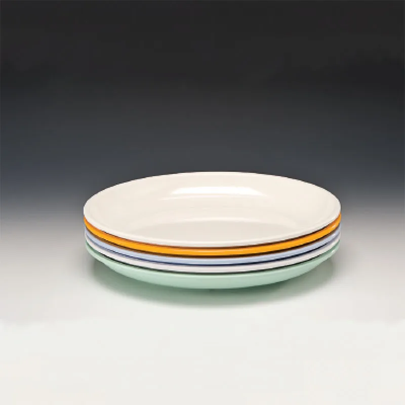 Zicco K-2002 Oval Melamin Teşhir Tabağı, 35x26x4.5 cm, Kırmızı