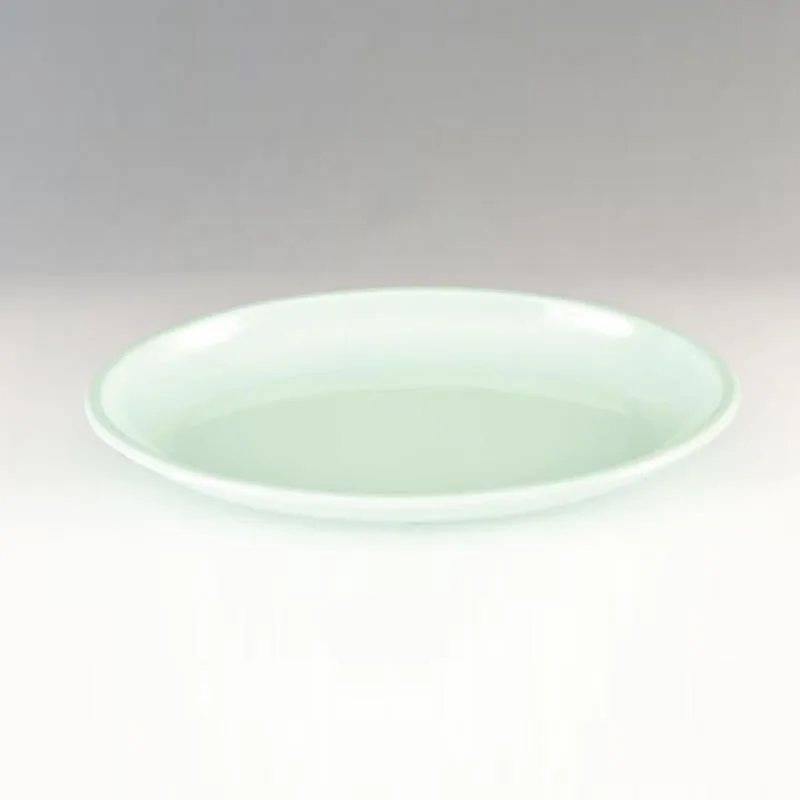 Zicco K-2036 Oval Melamin Teşhir Tabağı, 48x34x5.5 cm, Beyaz