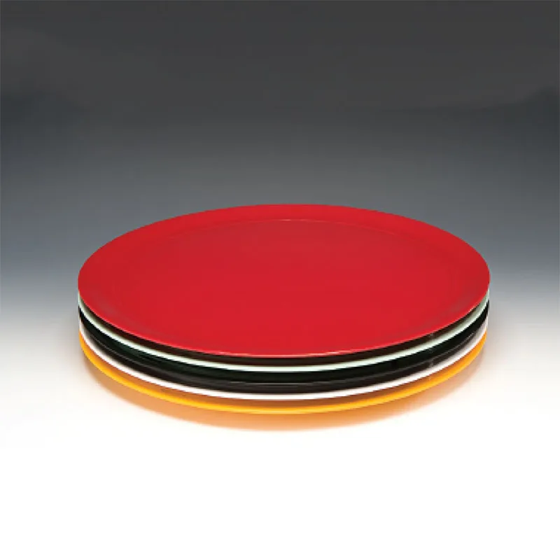 Zicco K-2004Yuvarlak Melamin Teşhir Tabağı, 45.5x3 cm, Mavi