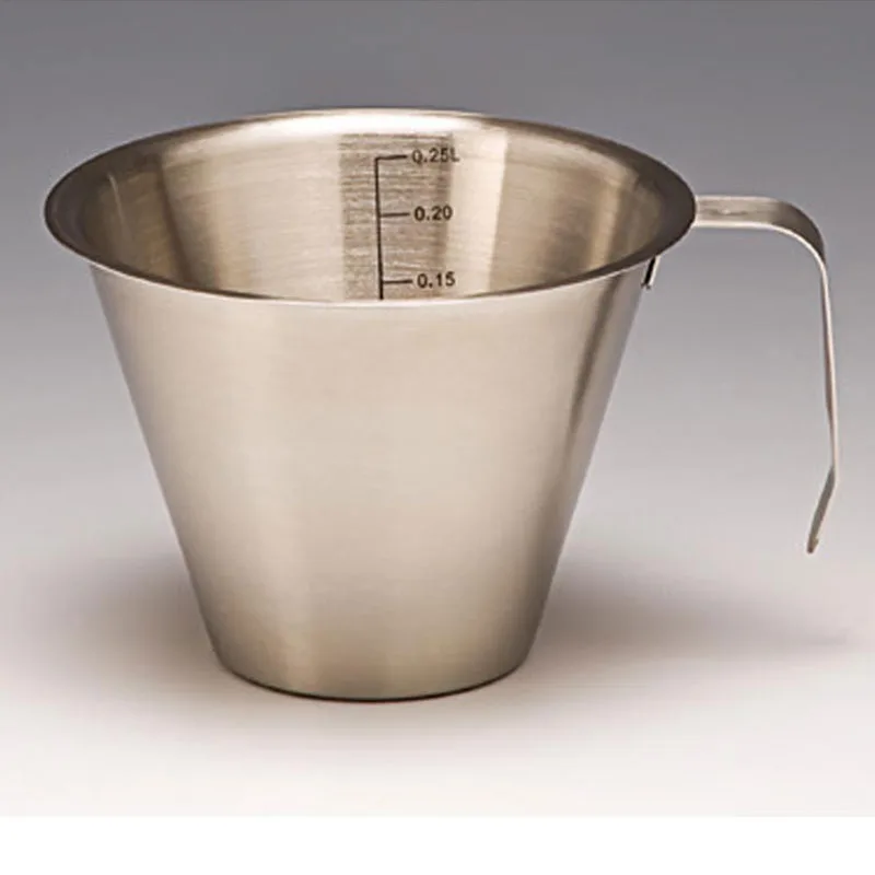 Zicco 3026-2 Çelik Sıvı Ölçek, 250 ml