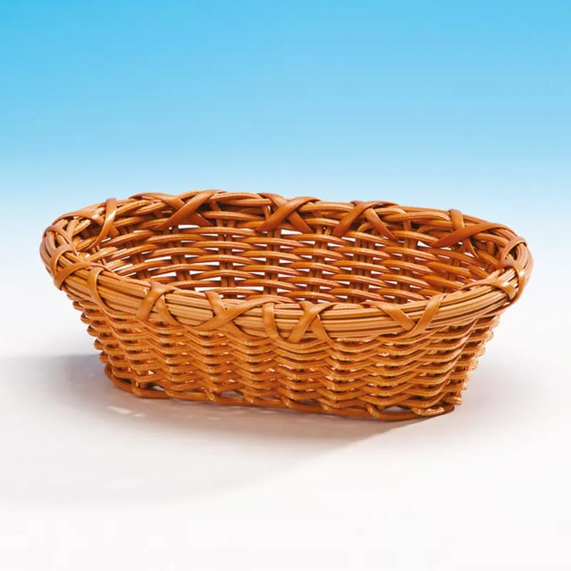 Zicco B-OV-4153 Oval Ekmek Sepeti, Plastik, Küçük, 18x23x7 cm