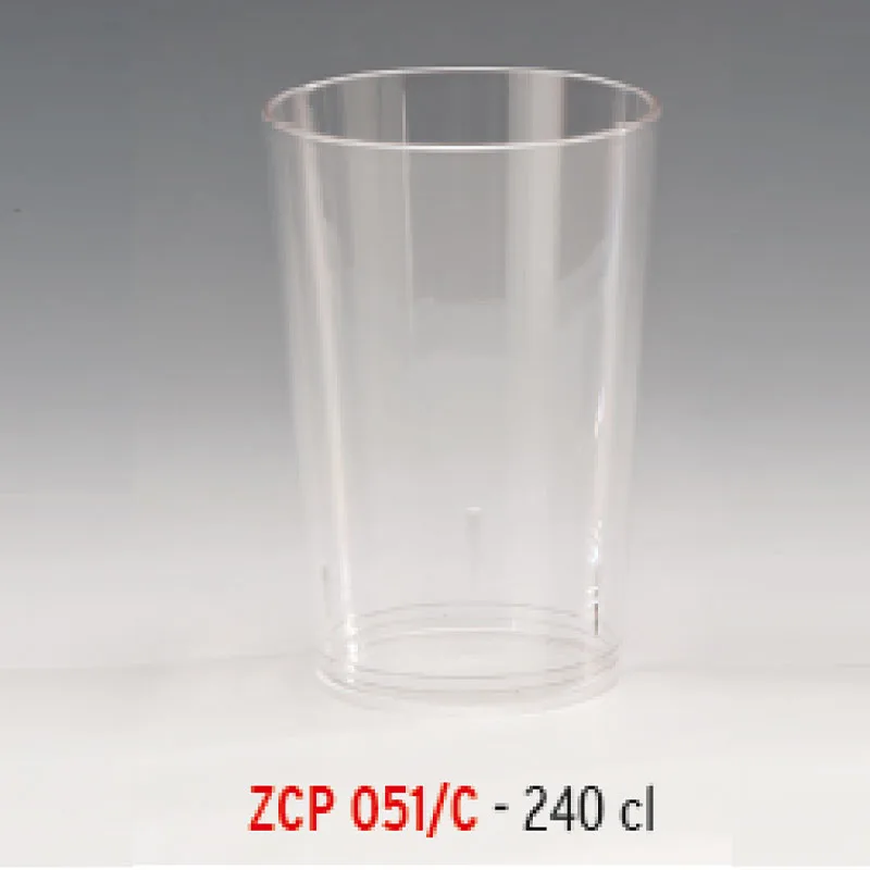 Zicco ZCP-051 Polikarbon Kırılmaz Bardak, 240 cl