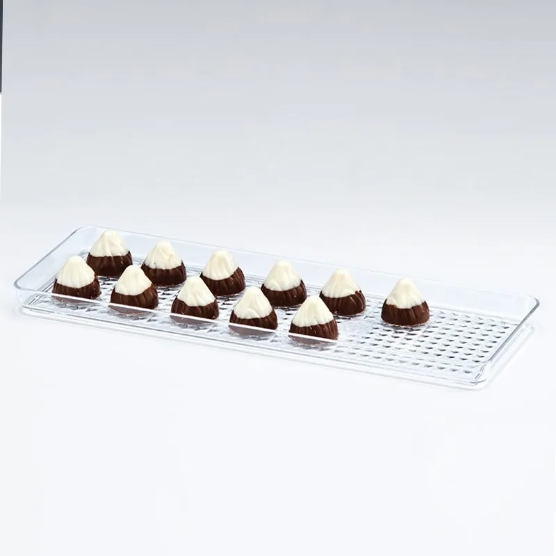 Zicco ZCP-460 Polikarbon Çikolata Teşhir Tepsisi, 10x30 cm
