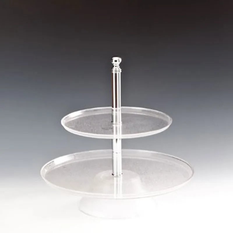Zicco Polikarbon Pasta Meyve Teşhir Standı, 2 Katlı, 25x35x37 cm, Şeffaf