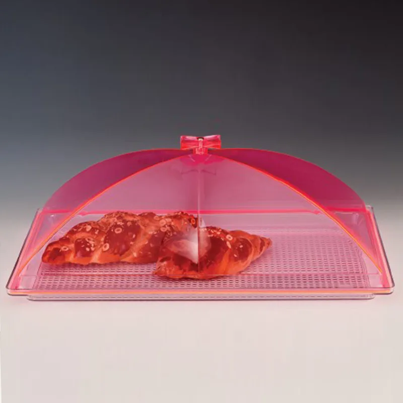 Zicco ZCP-375 Polikarbon Tepsili Akrilik Kapaklı Muhafaza Kabı, 35x55 cm, Pembe