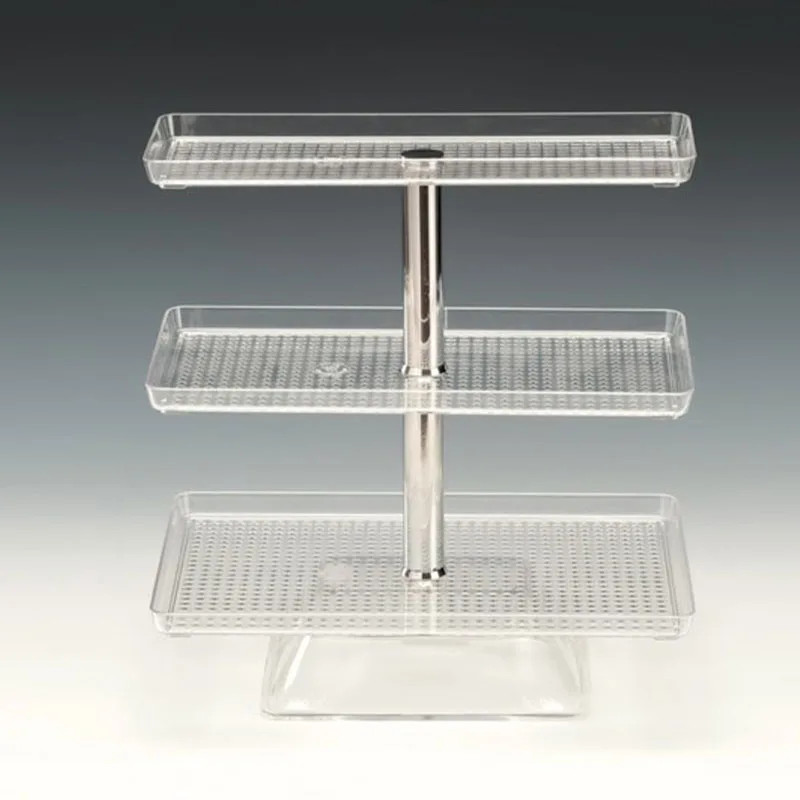Zicco ZCP-548 Tepsili Polikarbon Teşhir Standı, 47, 5 cm, Şeffaf