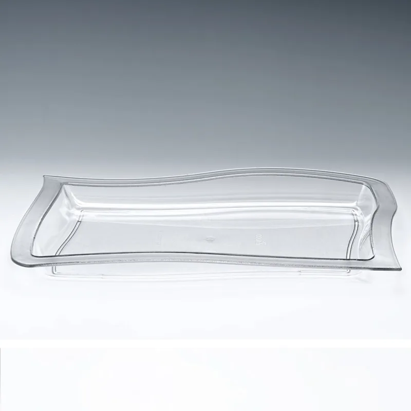 Zicco ZCP-516 Polikarbon Teşhir Tabağı, 45x30 cm, Şeffaf