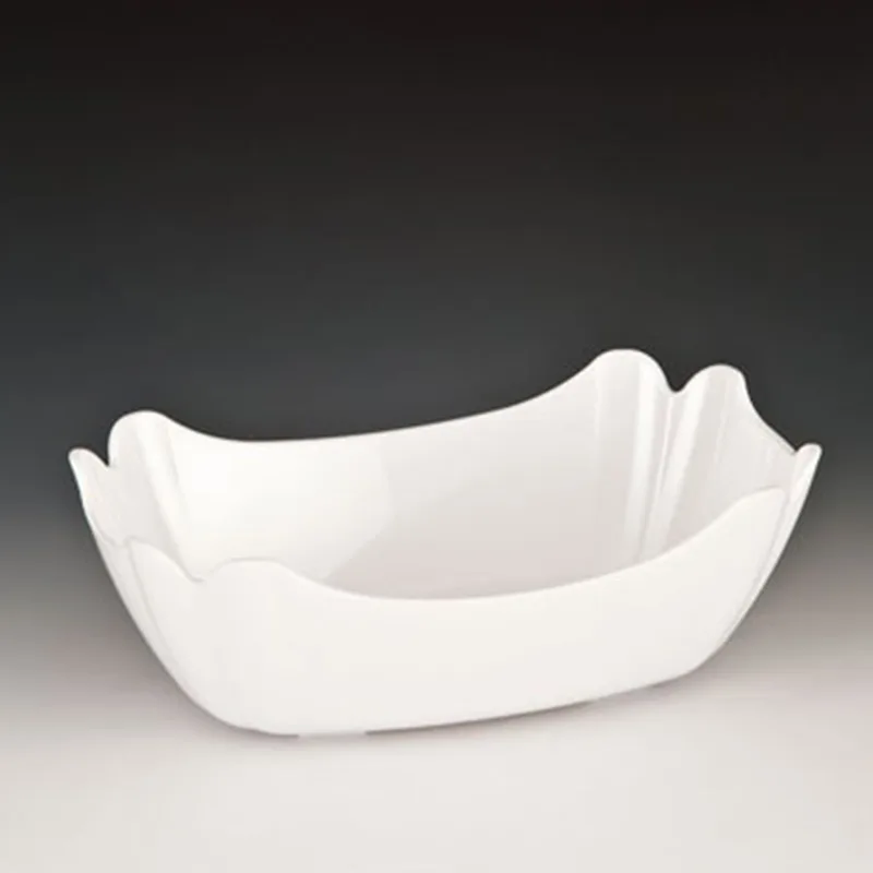 Zicco ZCP-337 Dikdörtgen Polikarbon Teşhir Kasesi, 27x18x9 cm, Şeffaf