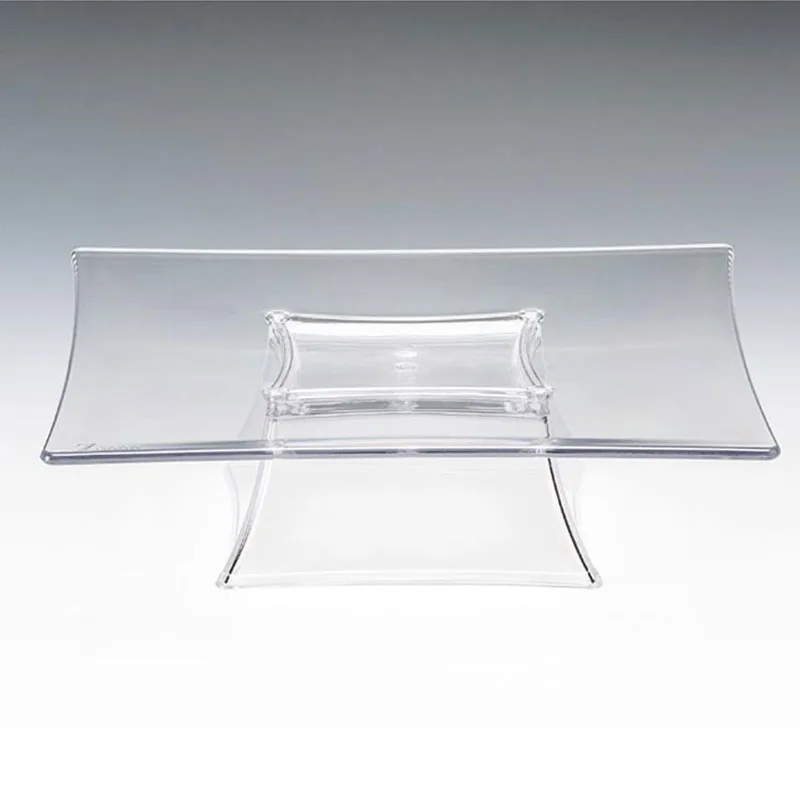 Zicco ZCP-627 Ayaklı Polikarbon Teşhir Standı, 25x25x7 cm, Şeffaf