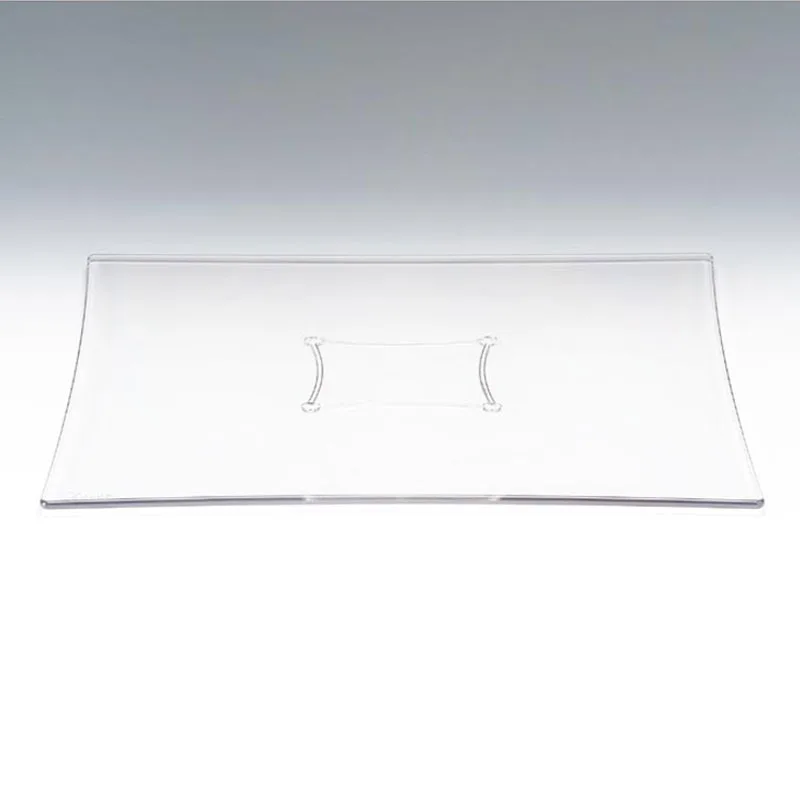 Zicco ZCP-623 Polikarbon Teşhir Tabağı, 25x25 cm, Şeffaf