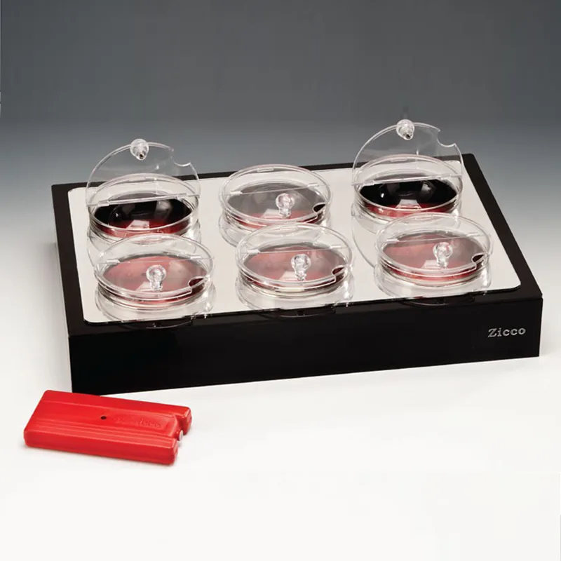 Zicco ZC-332 Soğutuculu Cam Kaseli Teşhir Standı, 57x37x10 cm