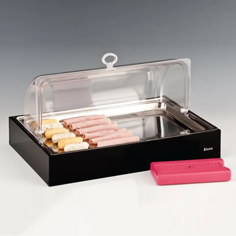 Zicco ZCP-292 Soğutuculu Rolltop Kapaklı Polikarbon Teşhir Standı, 45x30 cm