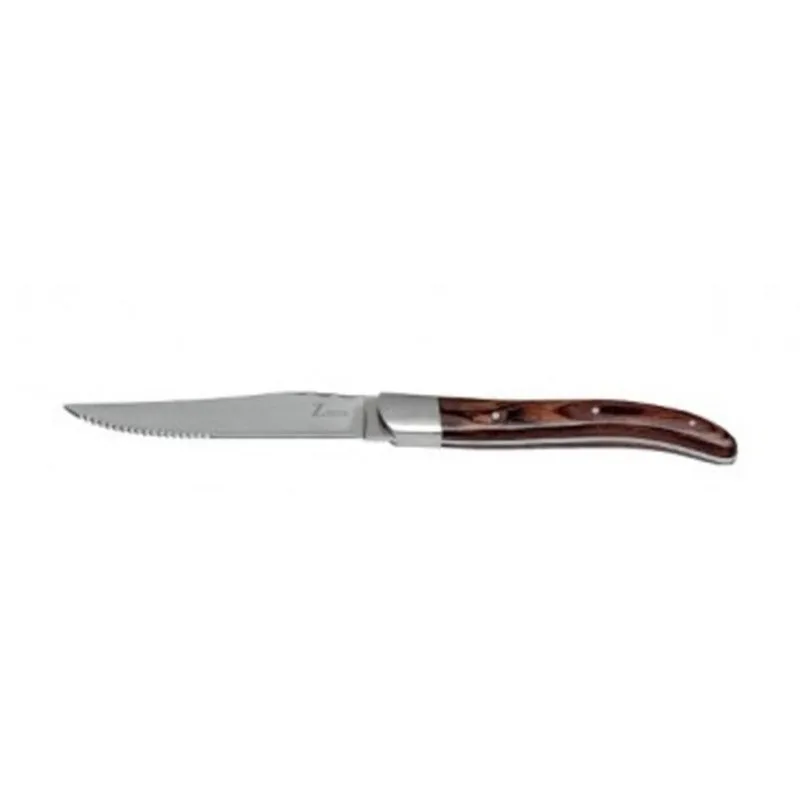 Zicco ST-01 Steak Bıçak, 22.5 cm, Koyu Renk