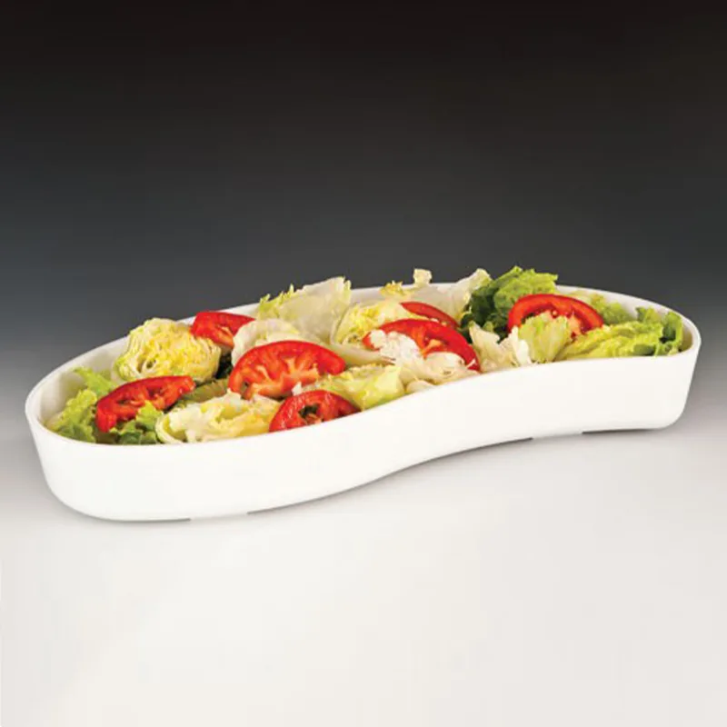 Zicco ZCP-299 Polikarbon Damla Teşhir Tabağı, 45x21x 6.5 cm, Şeffaf